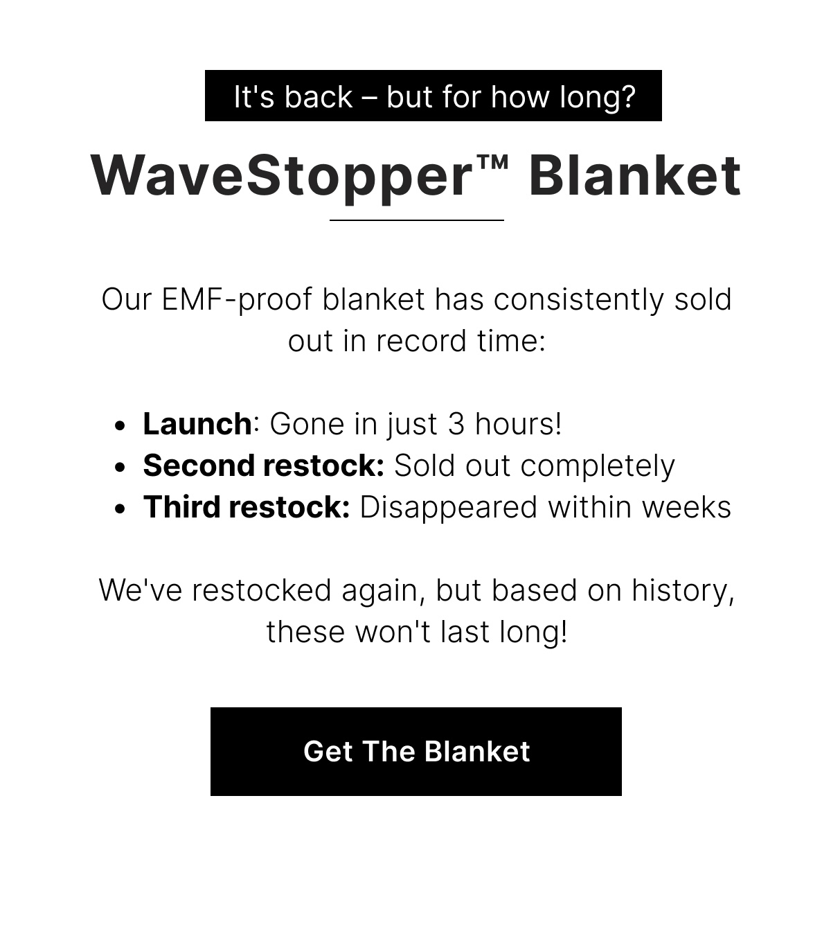 Why a blanket? Because sometimes you need protection that's bigger, easier, and shareable— whether you're working from home, watching TV, or tucking your kids in at night.