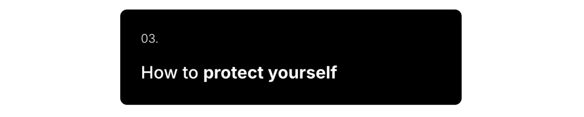 How to protect