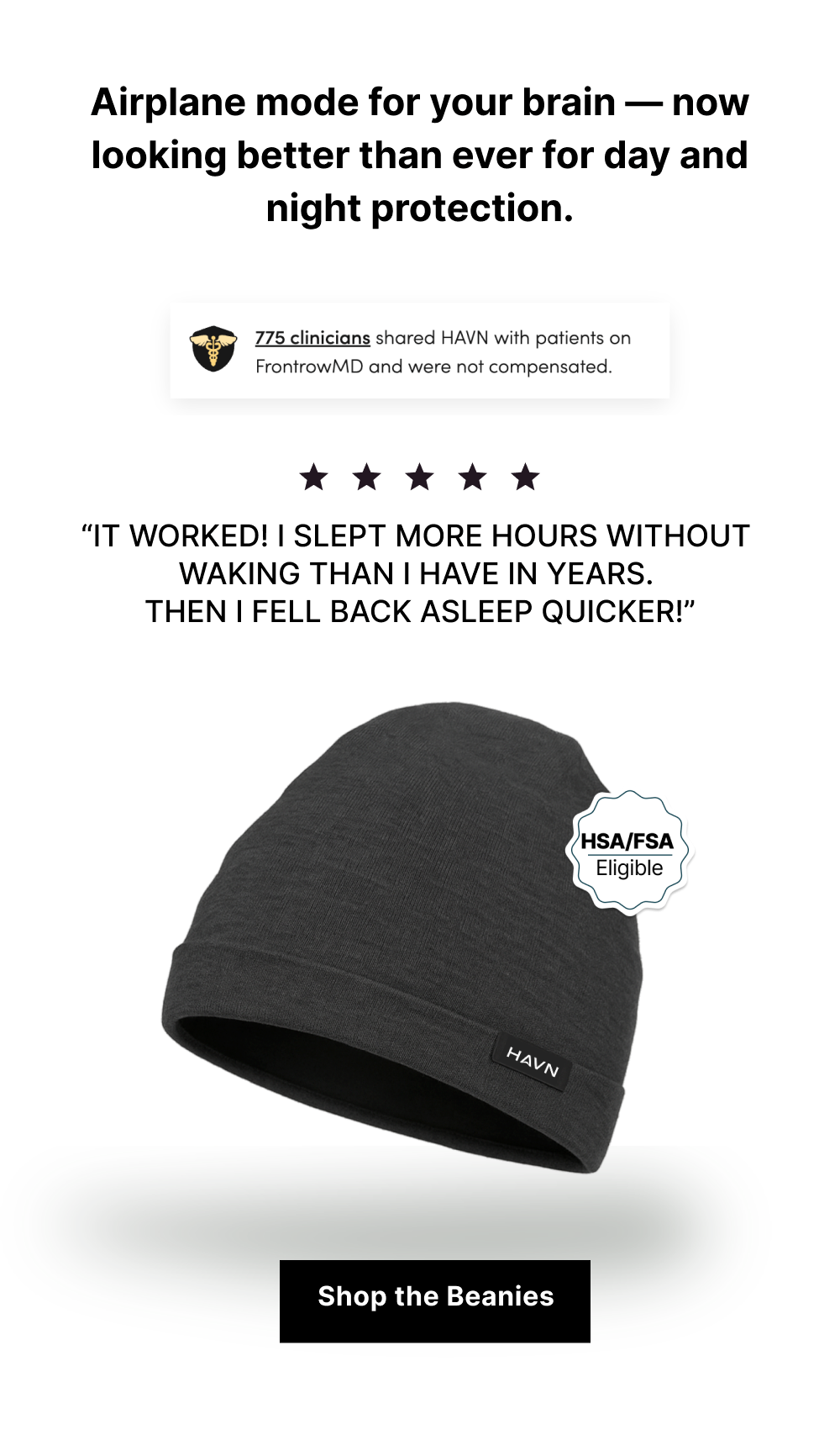 Airplane mode for your brain — now looking better than ever for day and night protection.