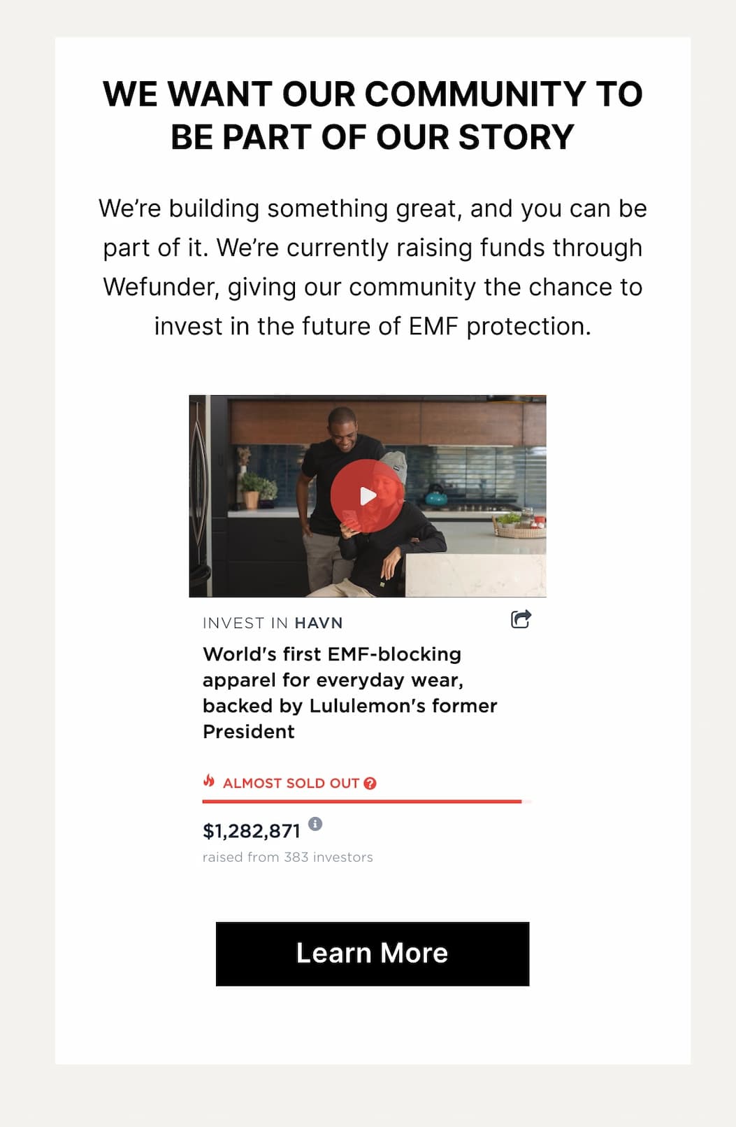 World's first EMF-blocking apparel, backed by Lululemon's former President