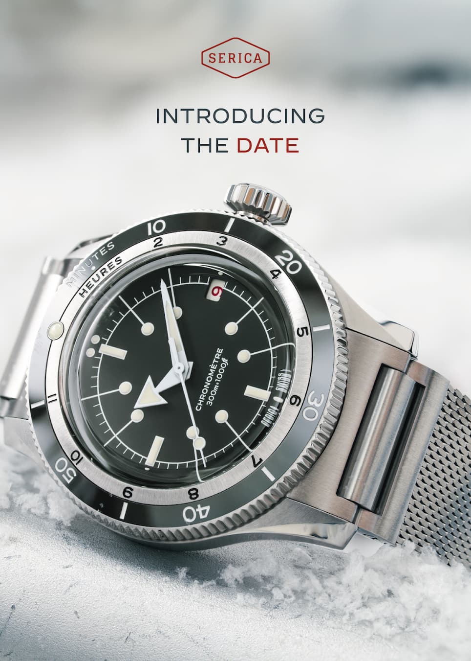 Serica Introduces the New Ref. 5330 Chronomètre de Plongée with Date