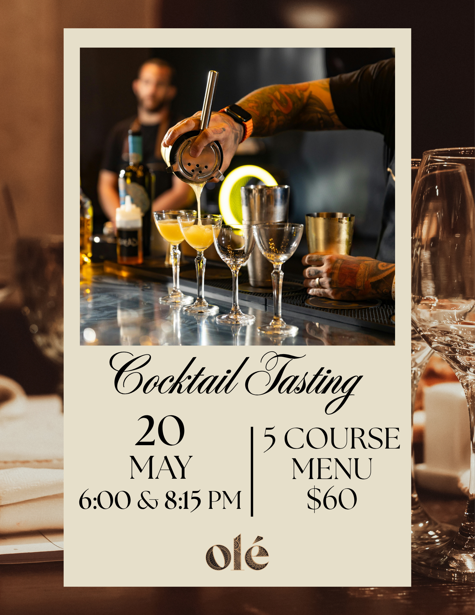 Cocktail Tasting