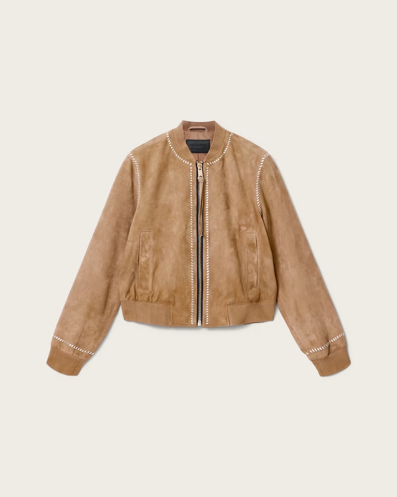 ORTEN SUEDE BOMBER JACKET