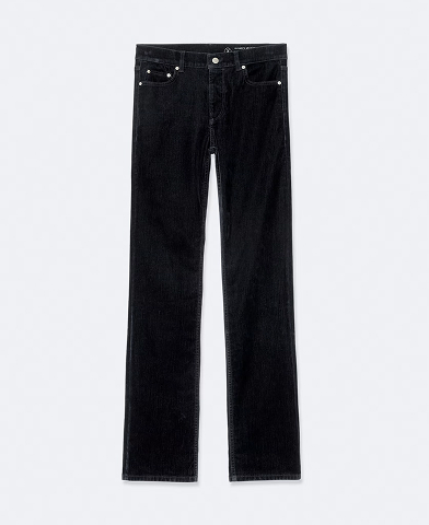 EVE FLOCKED DENIM JEANS