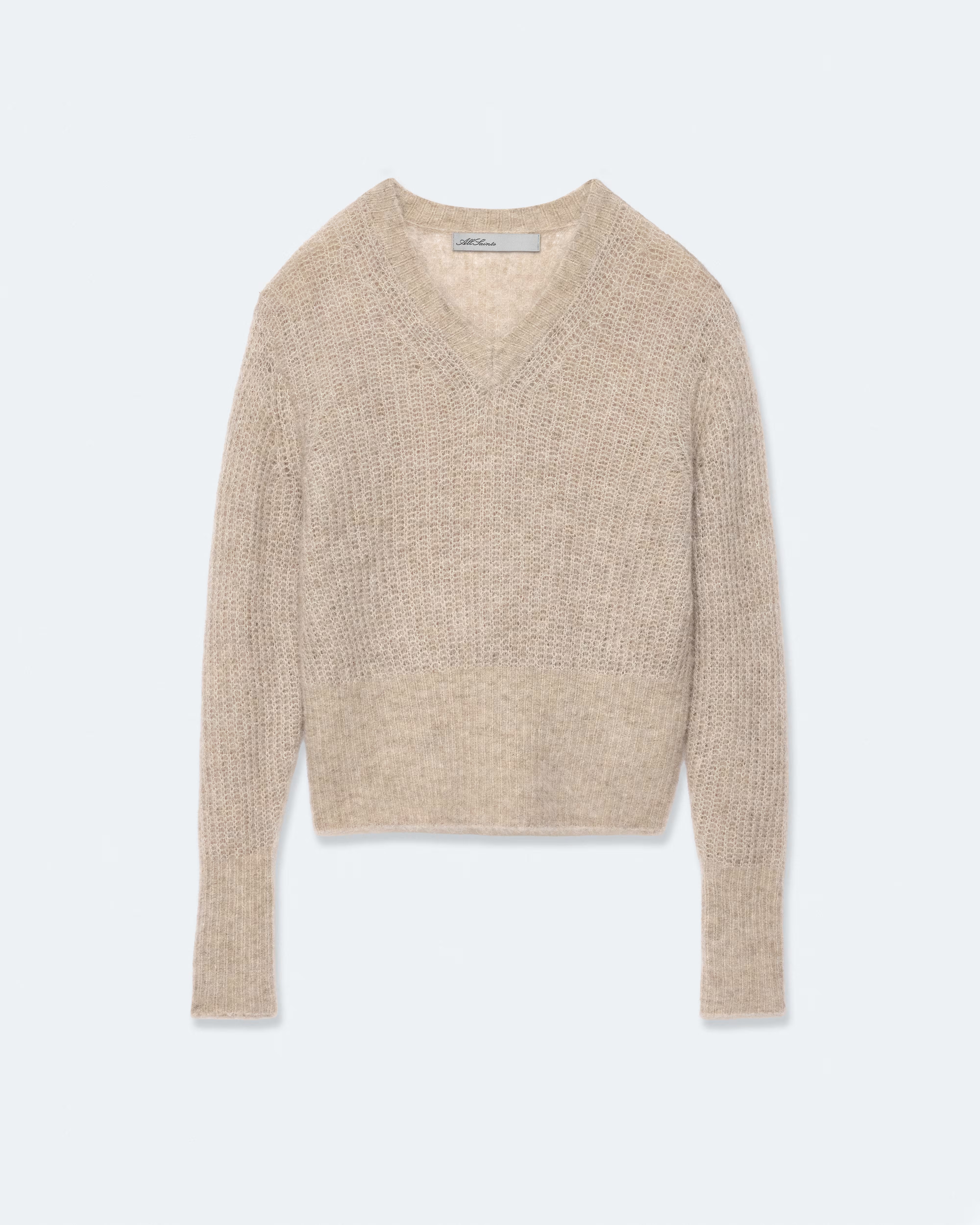 Mabel Alpaca-Blend V-Neck Jumper