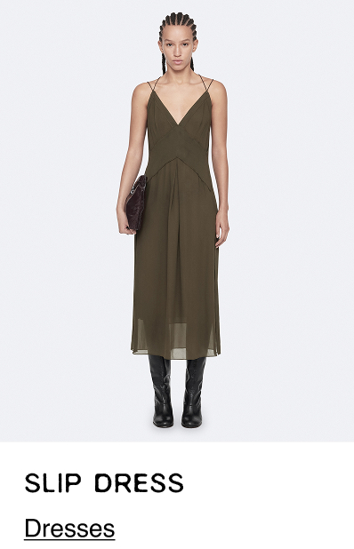 Fawn Viscose Midi Slip Dress