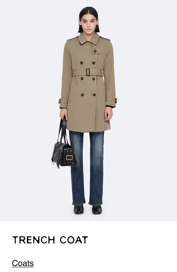 Leonard Double-Breasted Cotton Trench Coat