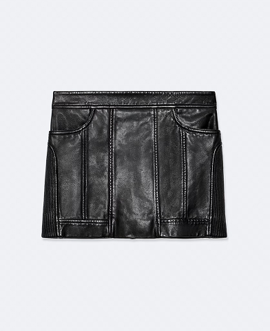 ENDRY LEATHER SKIRT
