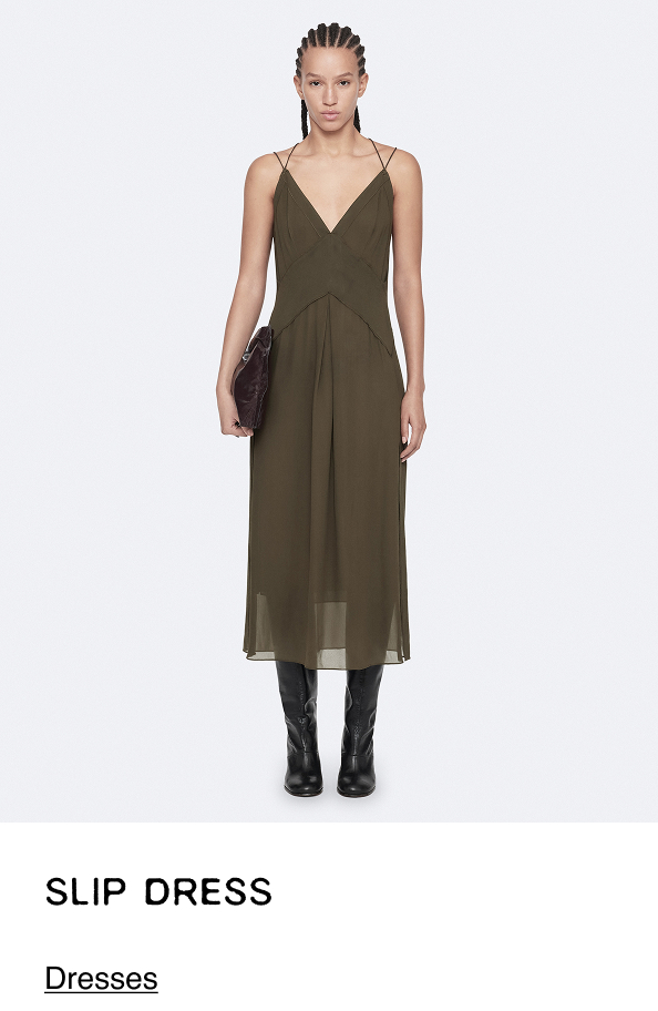 Fawn Viscose Midi Slip Dress