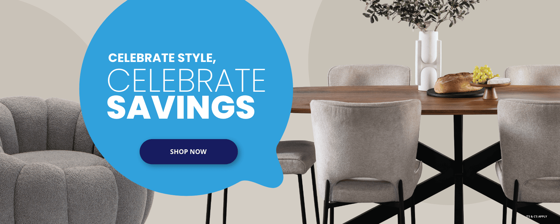 Celebrate savings
