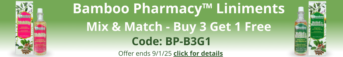 Bamboo Pharmacy™ Liniments & Rubs SALE
