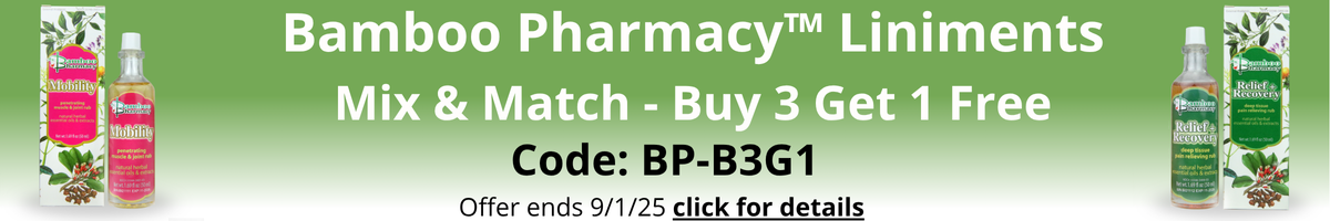 Bamboo Pharmacy™ Liniments & Rubs SALE