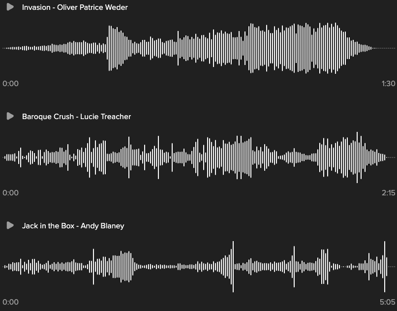 Listen to Spitfire Starter Scoring Trio