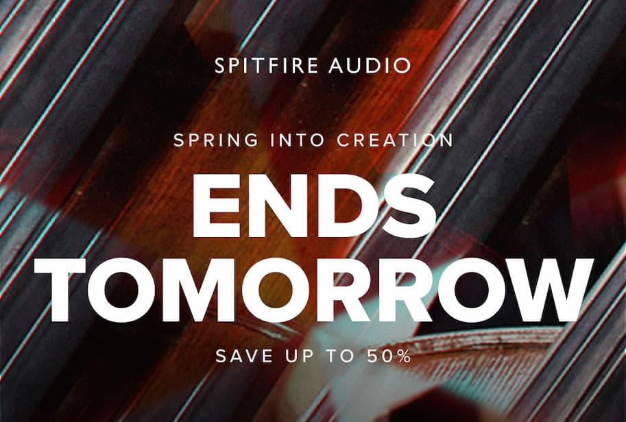 Spring Sale ends tomorrow