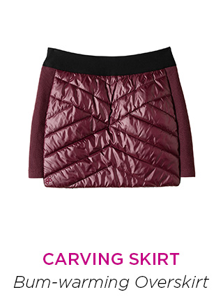 Carving Skirt 613199 Bum-warming Overskirt