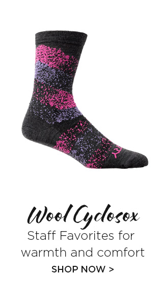Wool Cyclosox :: Staff Favorites for itch-free warmth and in-shoe comfort