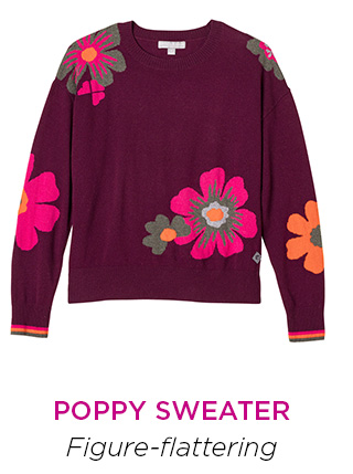 Poppy Sweater 633771 Figure-flattering