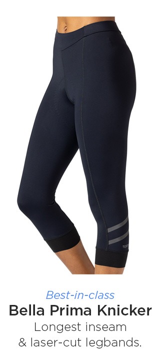 Best-in-class: Bella Prima Knicker:  Longest inseam & laser-cut legbands.