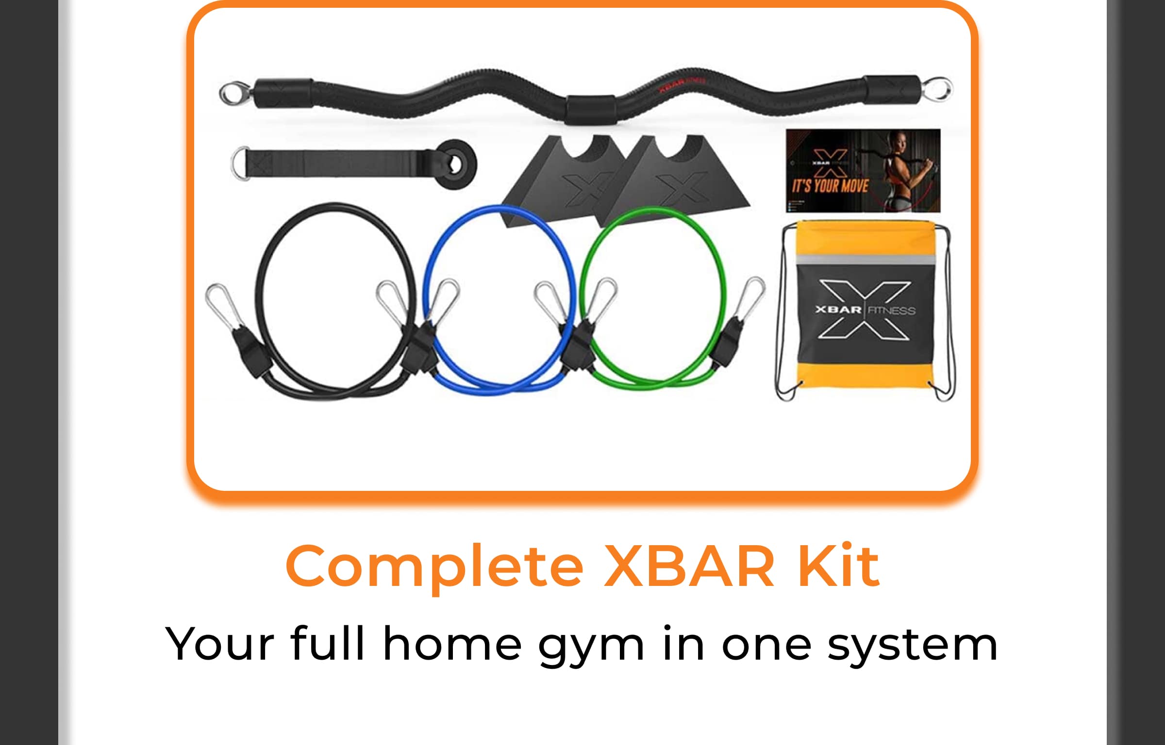 Complete XBAR Kit Your full home gym in one system