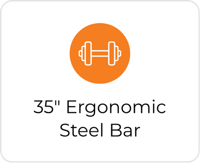 35" Ergonomic Steel Bar