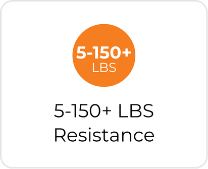 5-150+ LBS Resistance