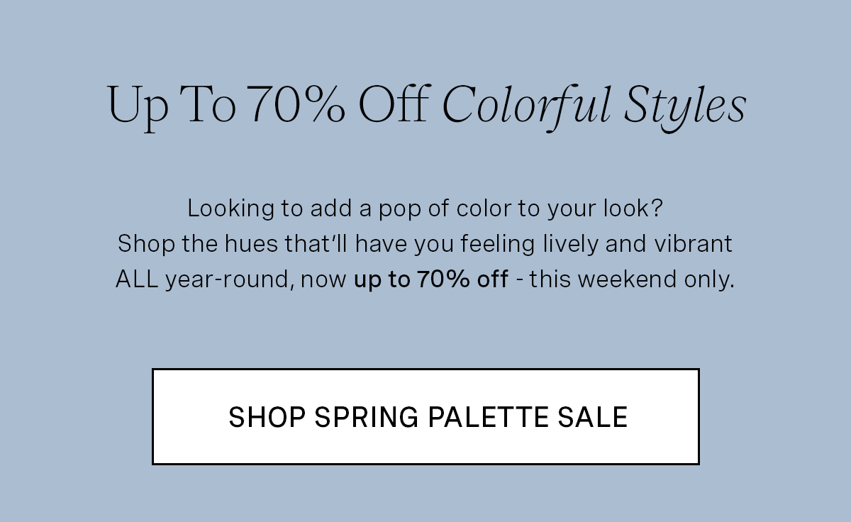 Spring Palette Sale - Color