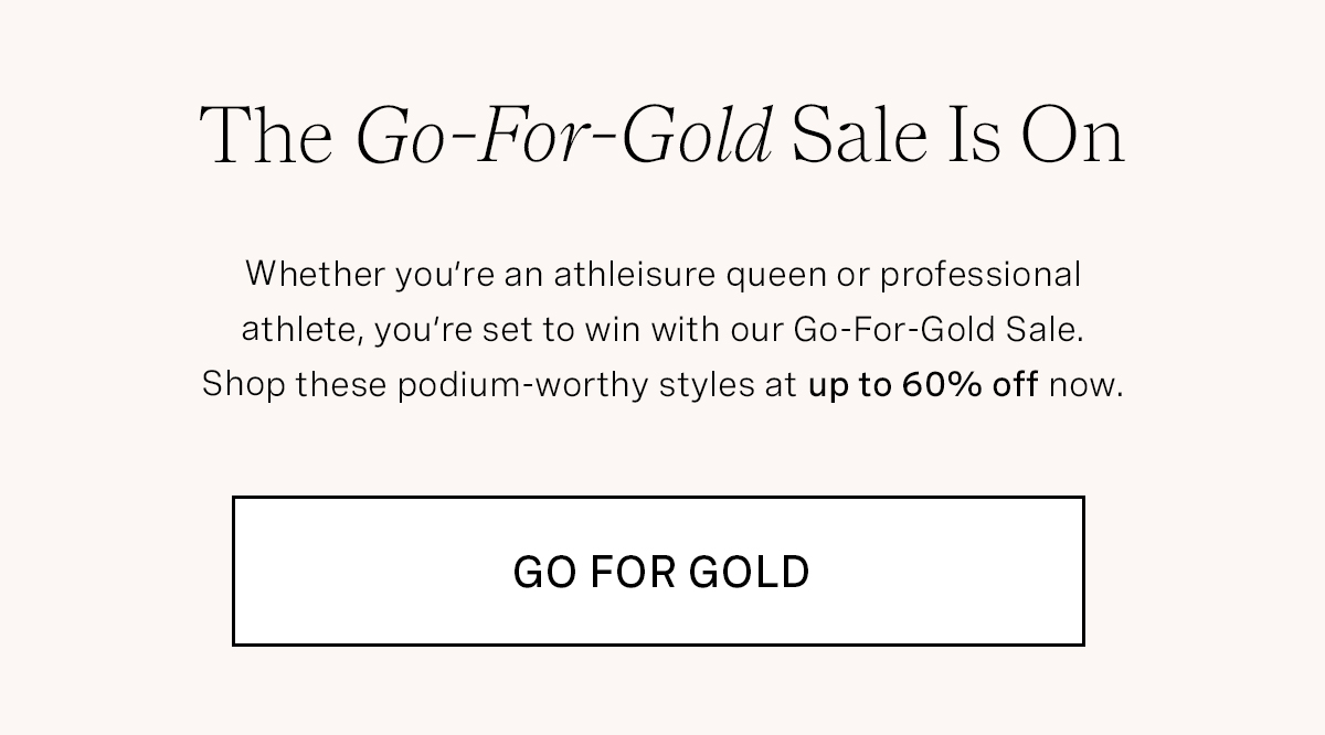 Go-For-Gold Sale