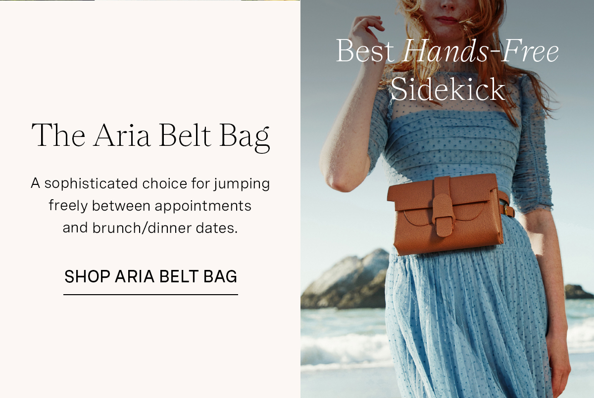 Aria Belt Bag in Pebbled Chestnut