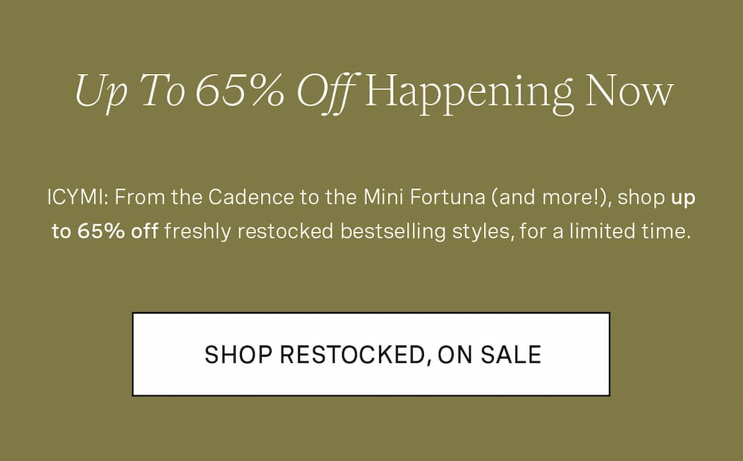 Bestsellers Restock Sale
