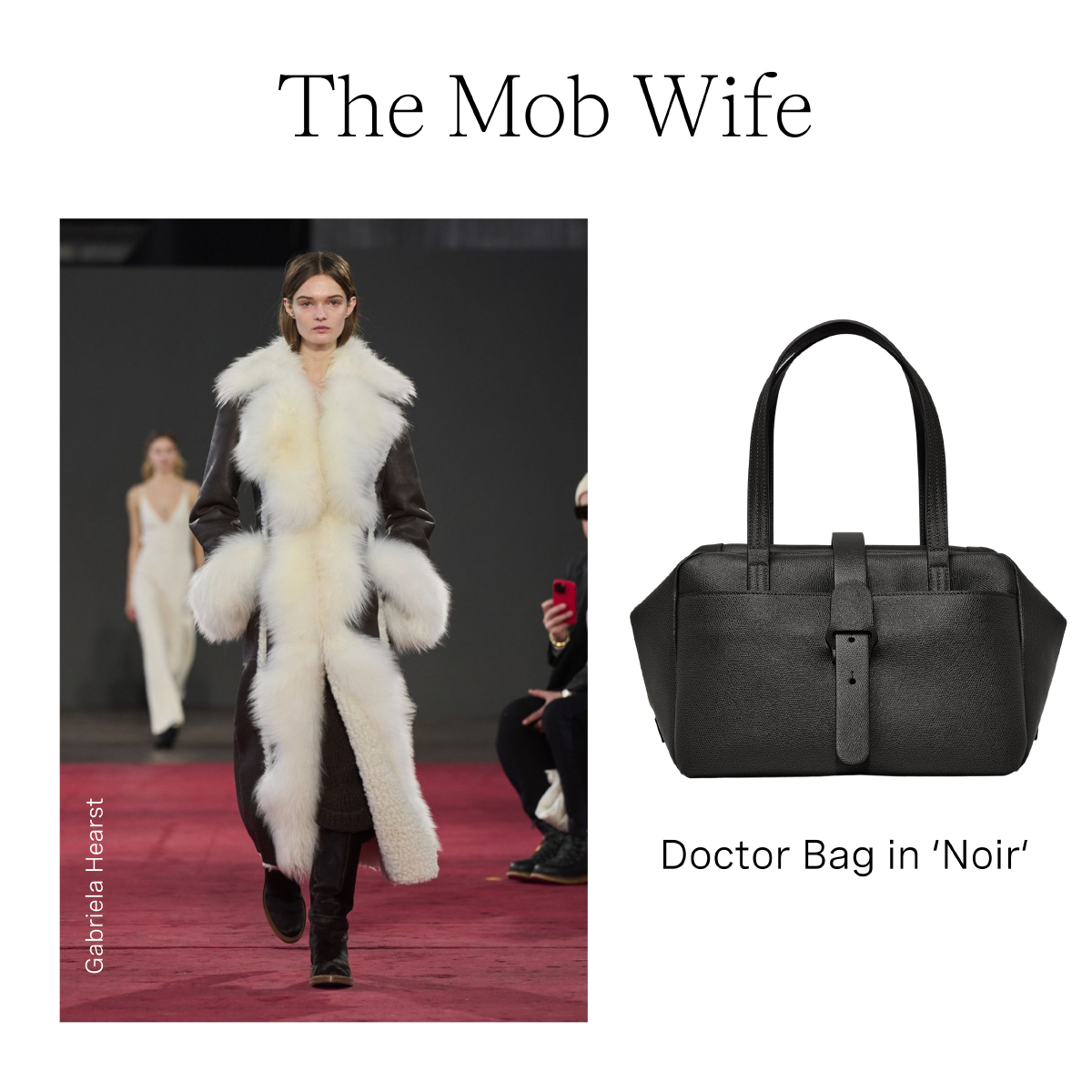 Doctor Bag in Noir