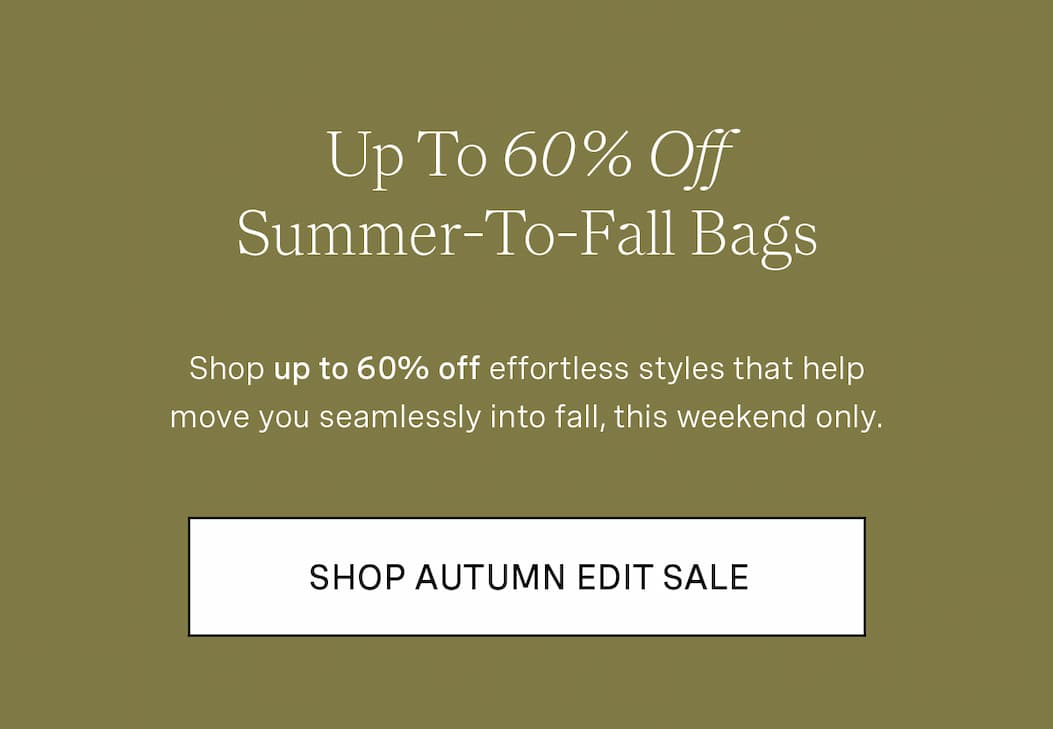 Autumn Edit Sale