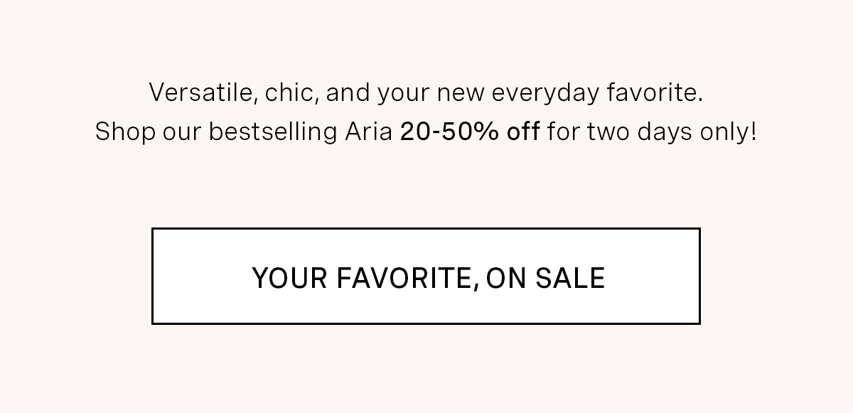 Aria Flash Sale