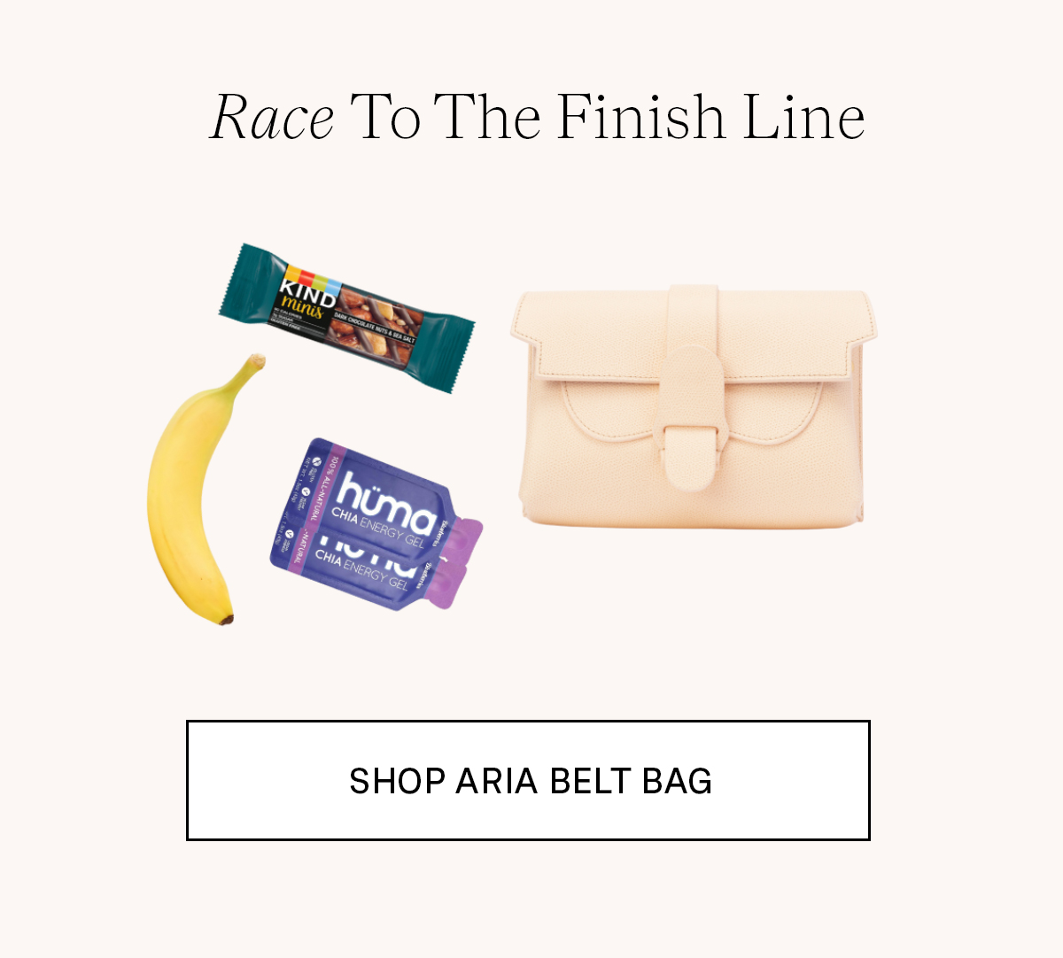 Aria Belt Bag in Pebbled Chablis
