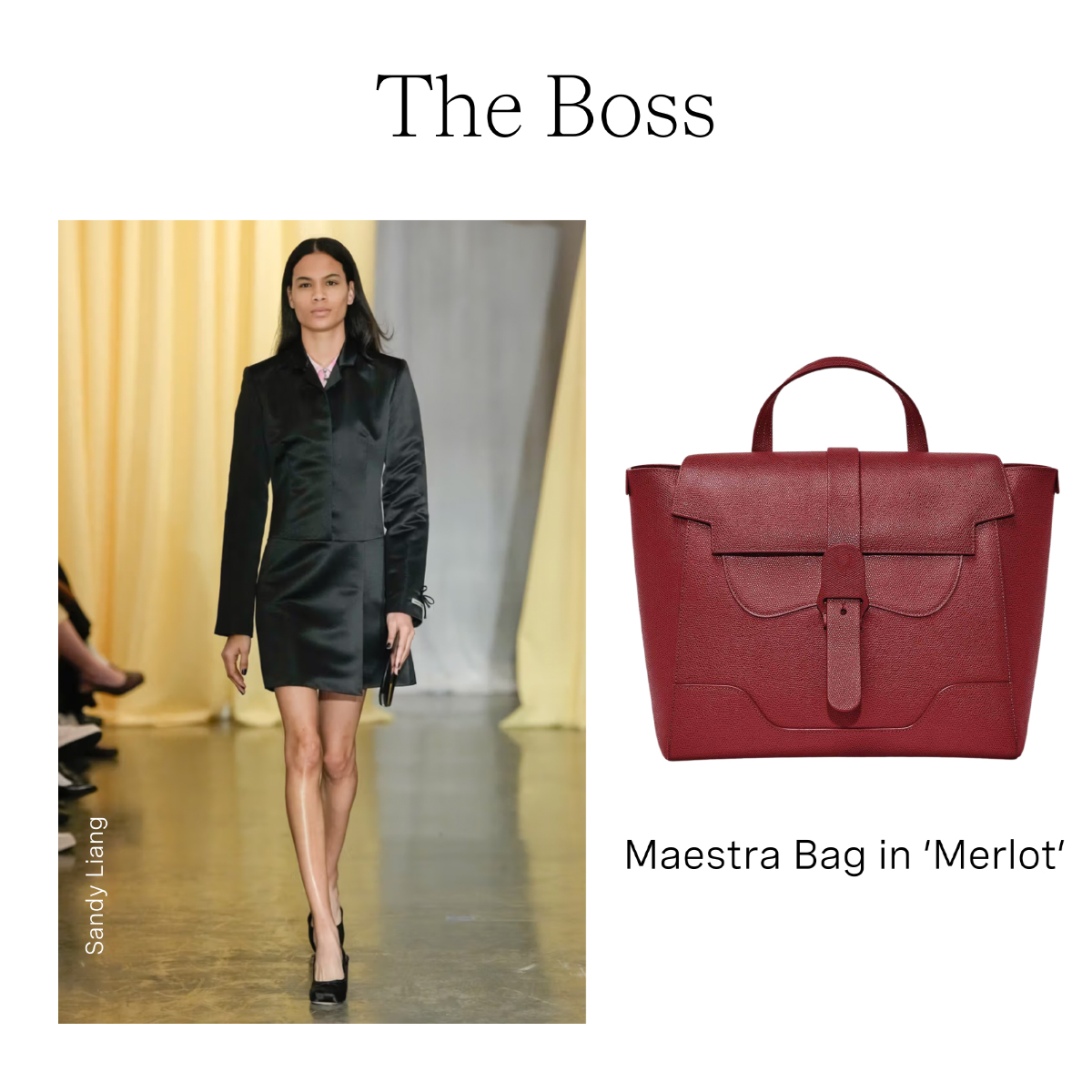 Maestra Bag In Merlot