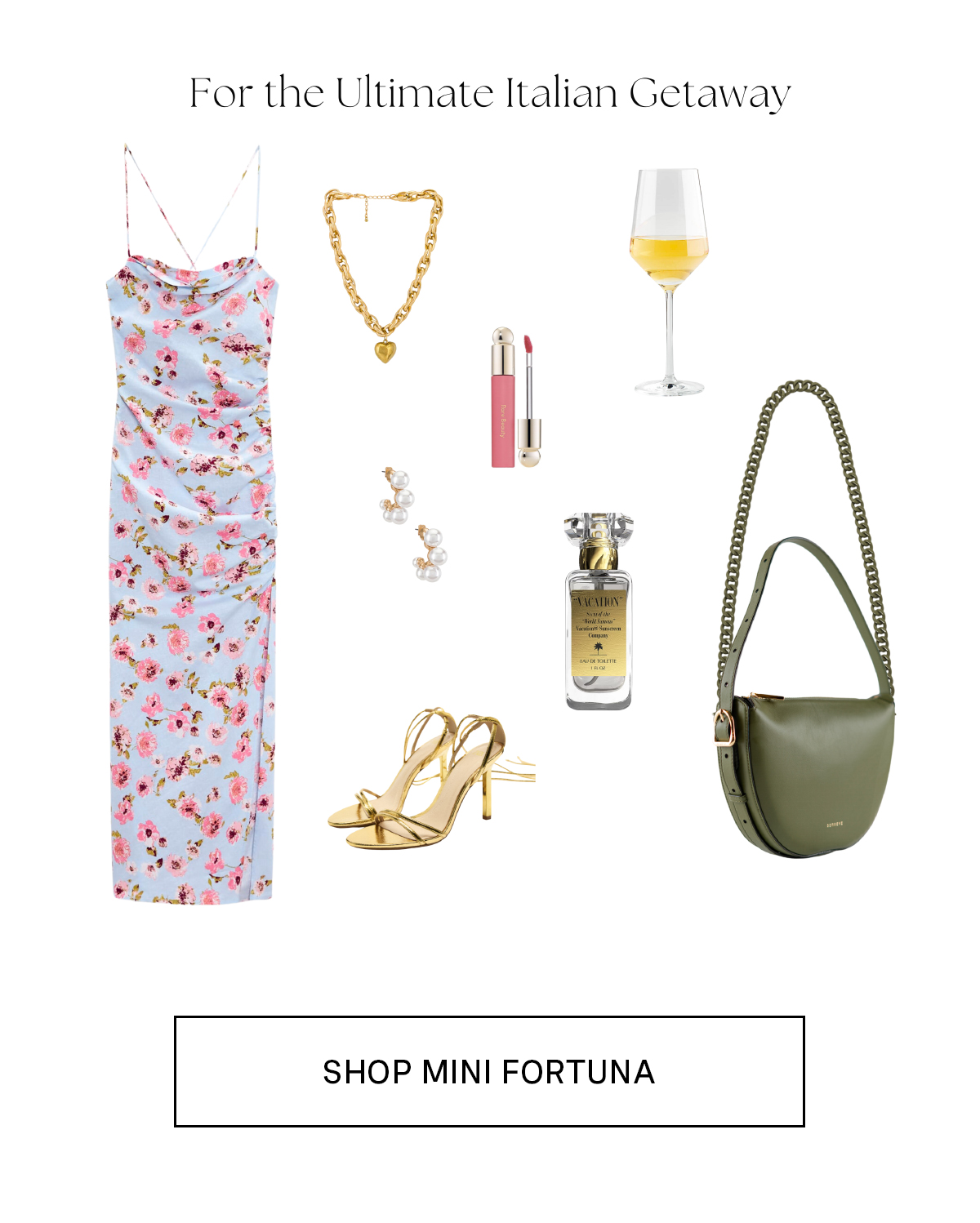 Mini Fortuna Bag in Artichoke Green