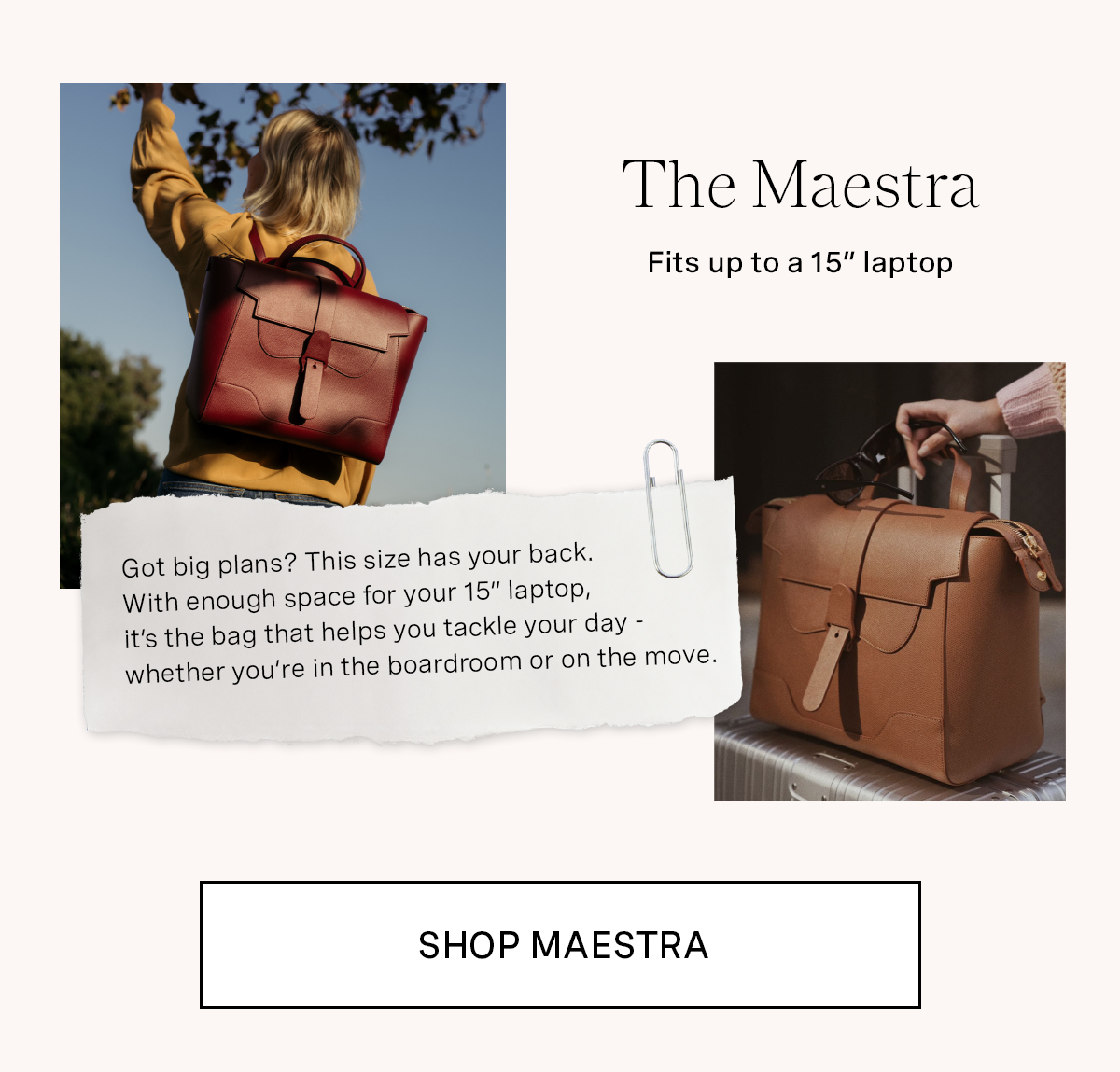 Maestra Bag in Pebbled