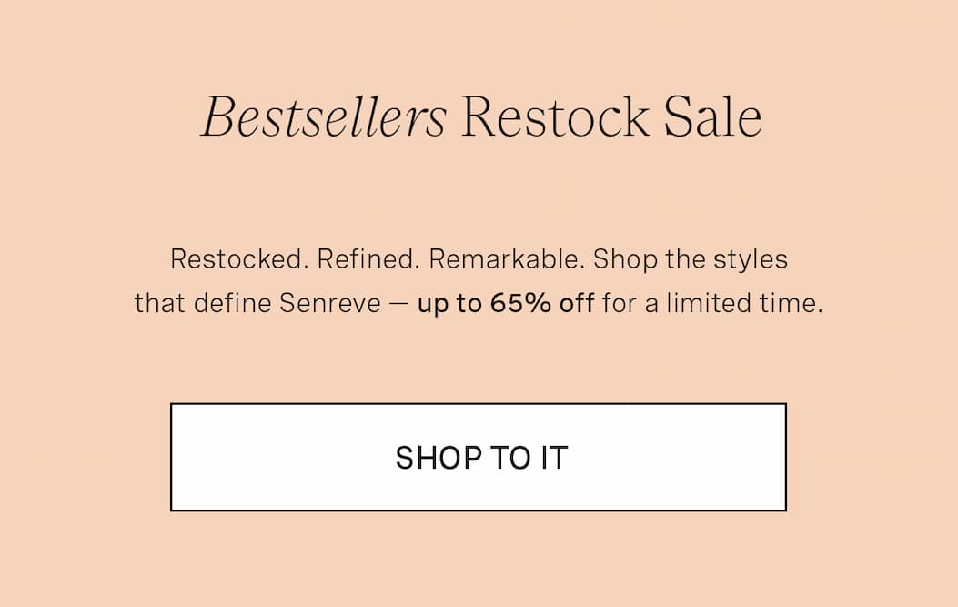 Bestsellers Restock Sale