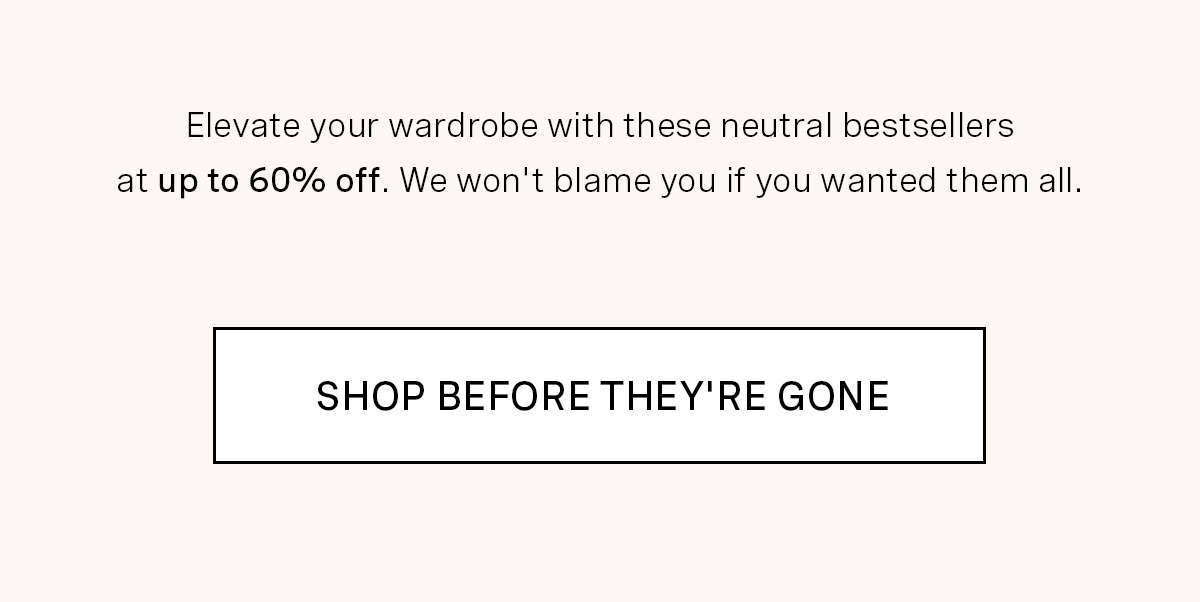 Autumn Edit Sale