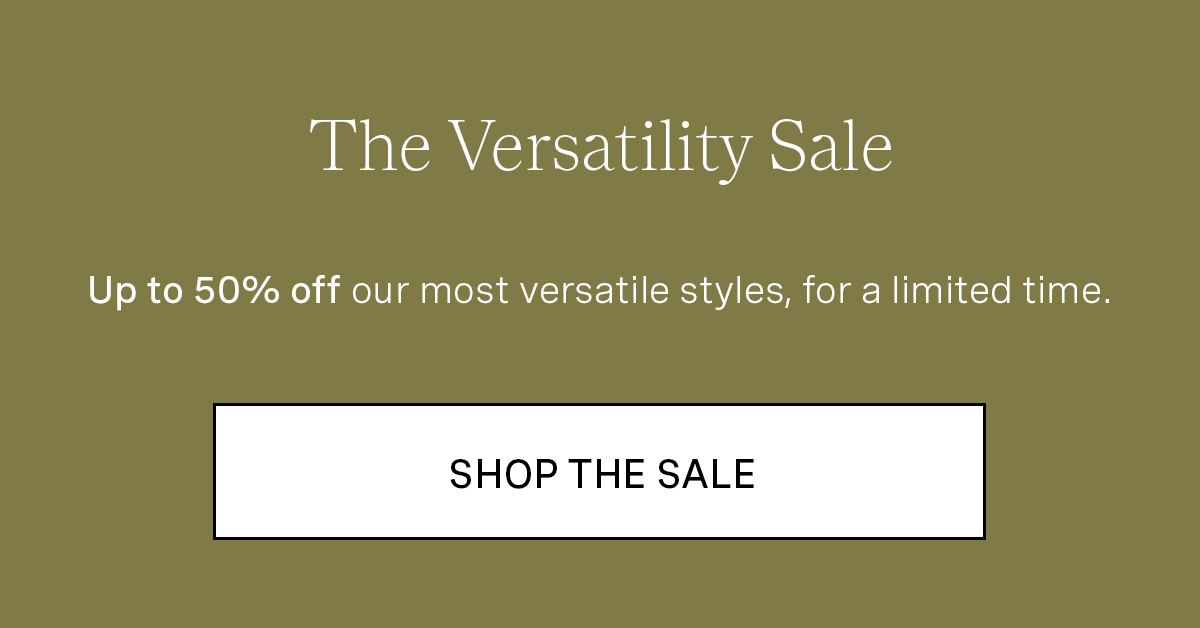The Versatility Sale