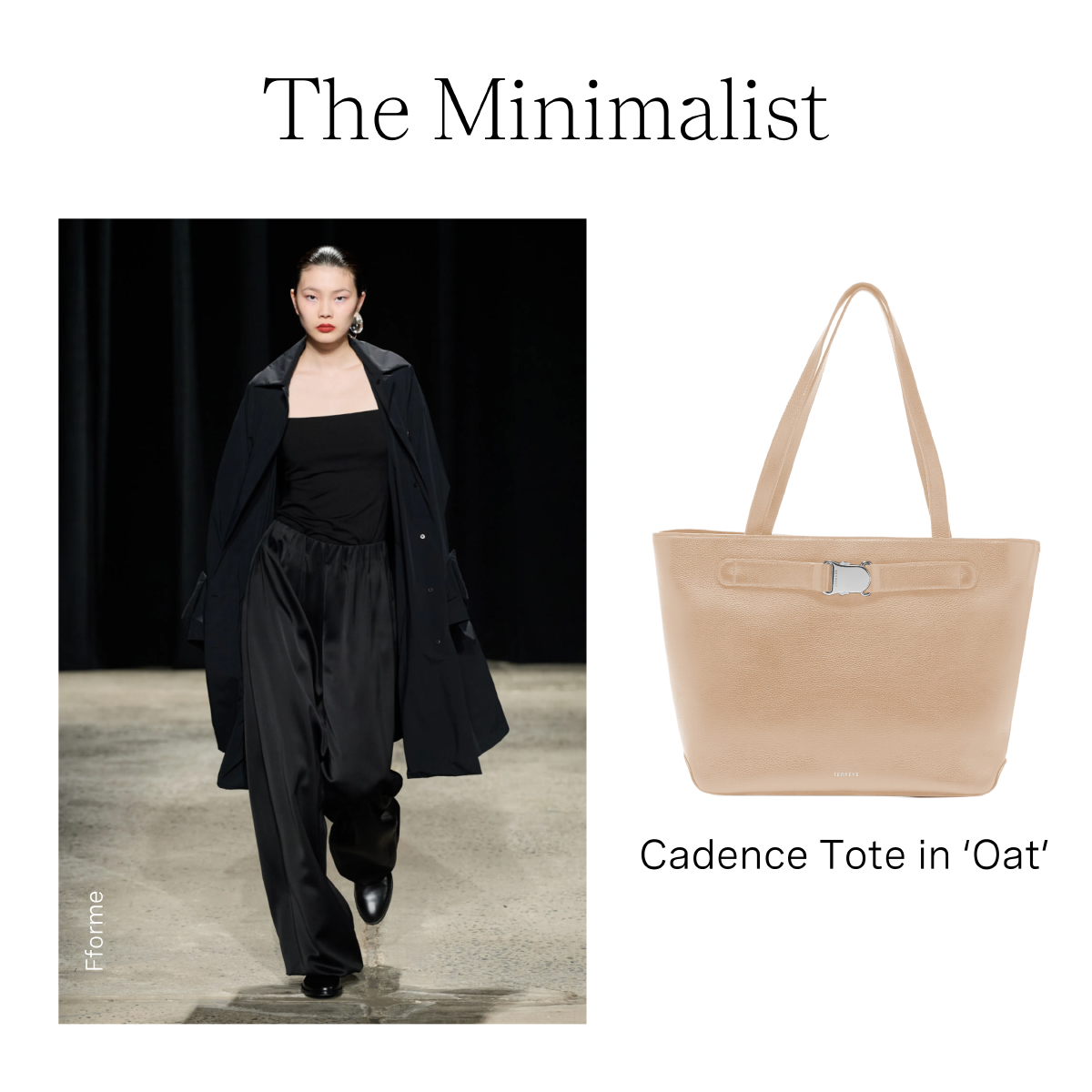 Cadence Tote In Oat