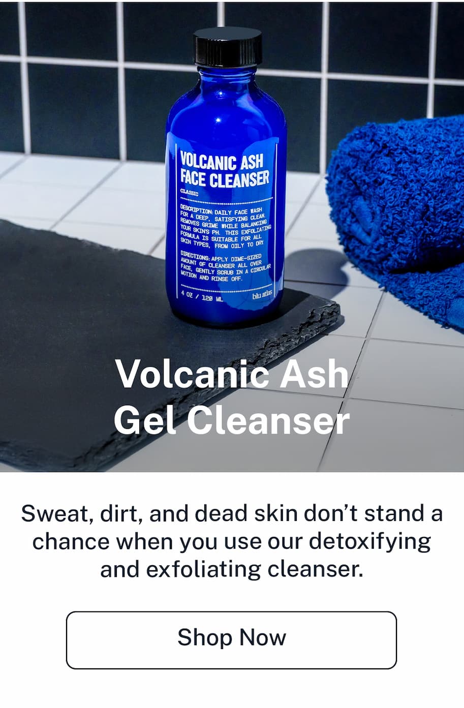 Volcanic Ash Gel Cleanser