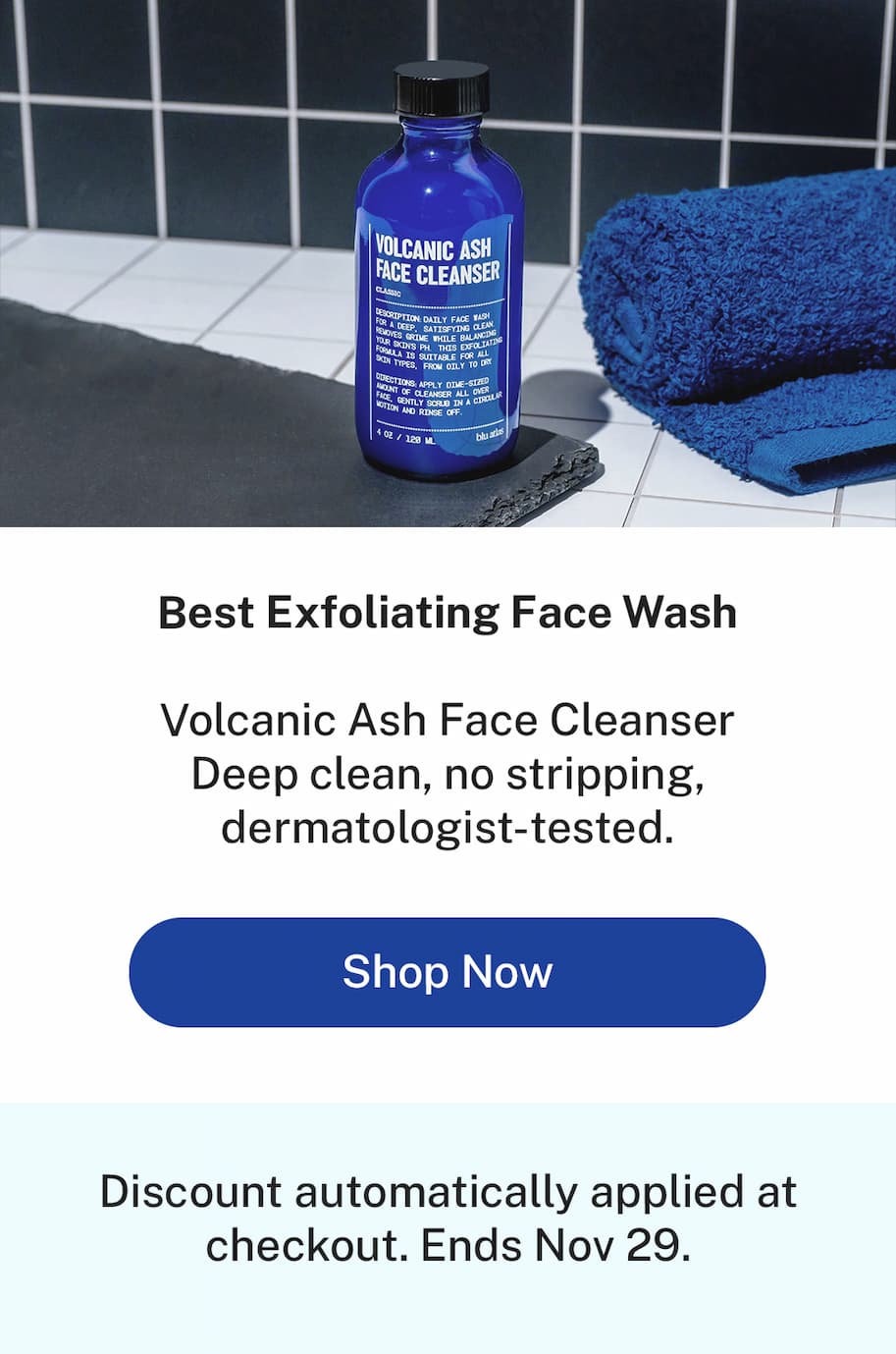 Volcanic Ash Face Cleanser