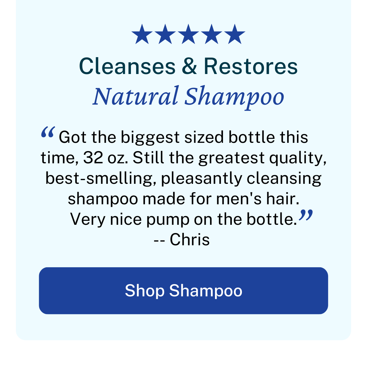 [Natural Shampoo]
