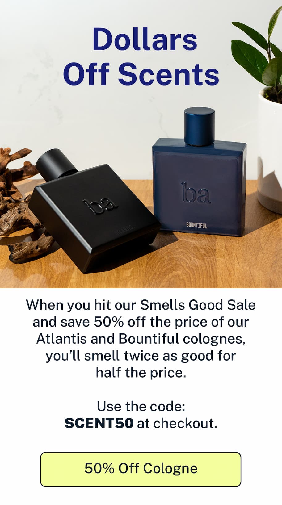Dollars off Scents