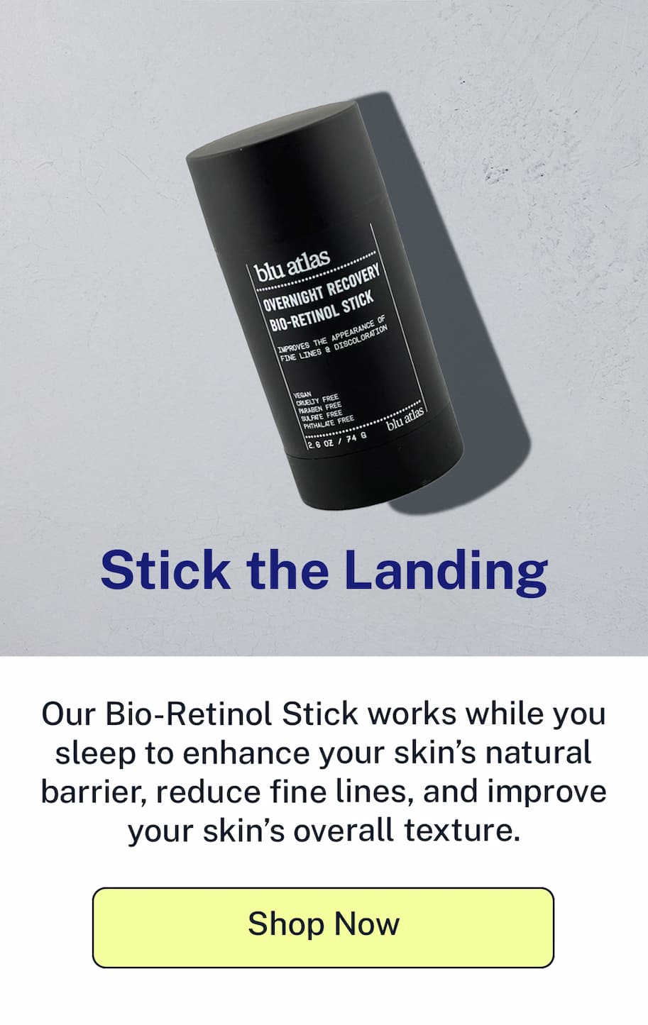 Stick the landing