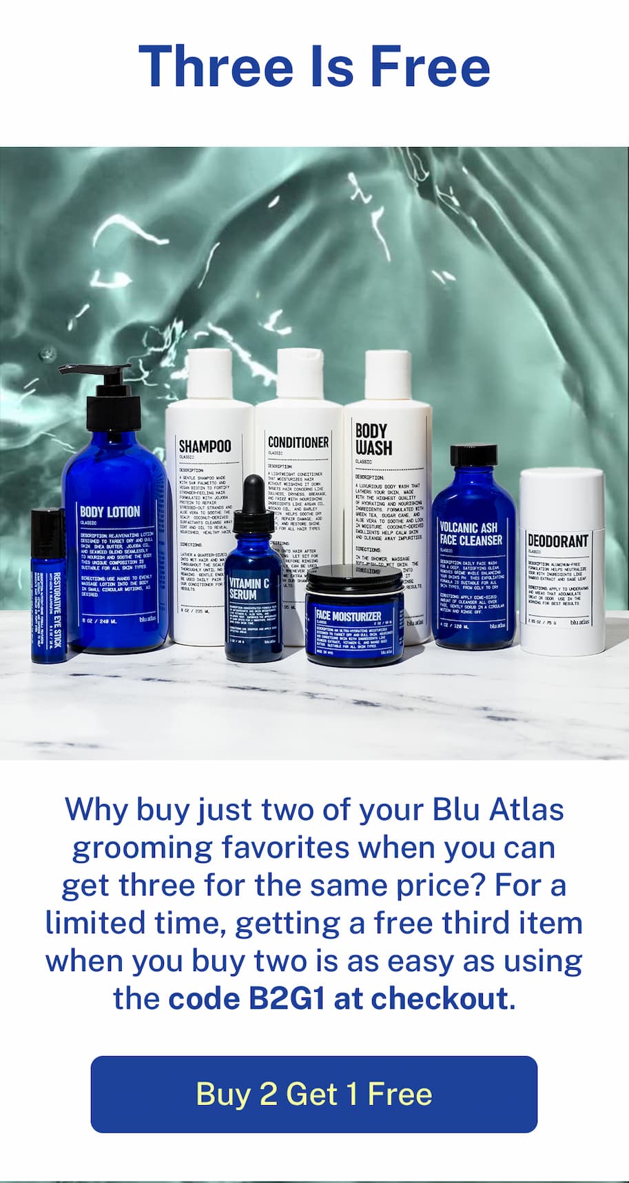 Buy 2 Get 1 Free