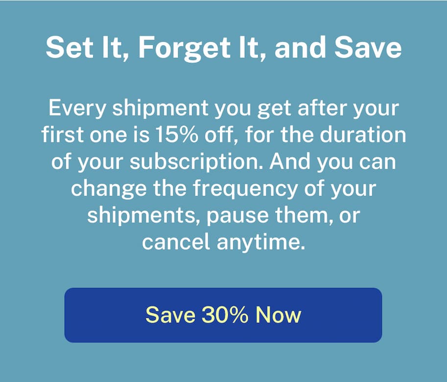 Set it forget it and save