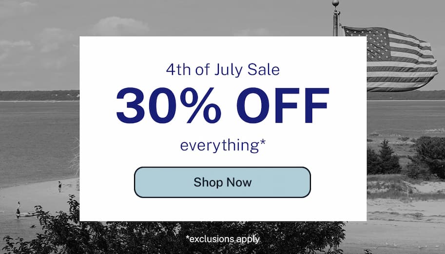 30% off everything. Shop now. 