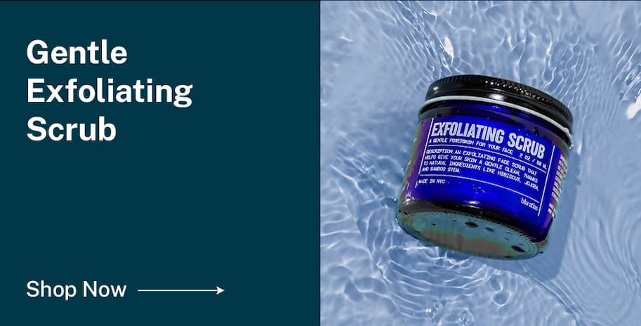 Gentle exfoliating scrub