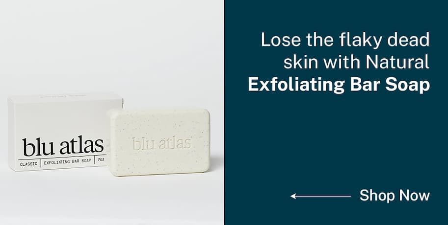 Natural exfoliating soap